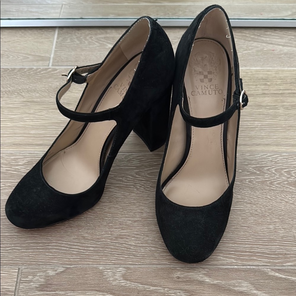 Vince Camuto Black Women's Mary Jane Heels
